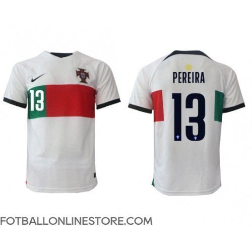 Billige Portugal Danilo Pereira #13 Bortetrøye VM 2022 Kortermet